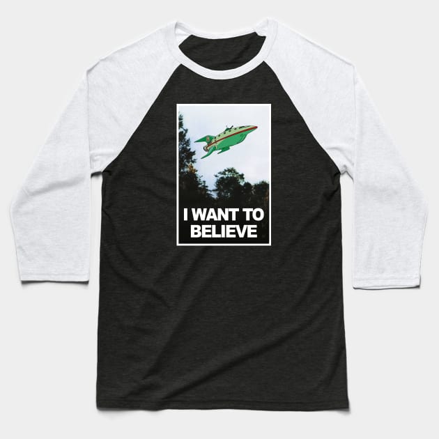 I want to believe in the future Baseball T-Shirt by gnotorious